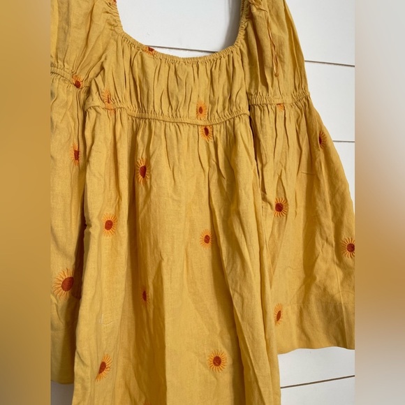 NWOT free people Emory Embroidered Midi Dress - Picture 10 of 12